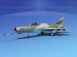 MIG-21 Fishbed V11 3D model