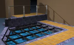 Modular Pool Deck frame