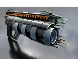 Multi Gun game ready Low-poly  3D model