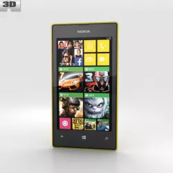 Nokia Lumia 525 Yellow 3D model