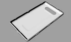 nokia lumia 820 shell parts [STEP format]