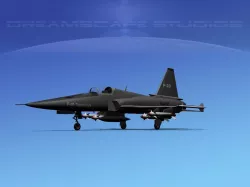 Northrop F-20 Tigershark V01 3D model