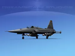 Northrop F-20 Tigershark V03 3D model