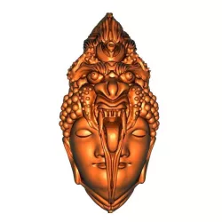 Nuclear carving 3D model