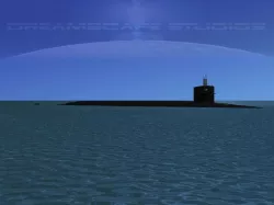 Ohio Class USS Maryland SSBN-738 3D model