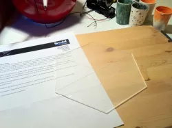 Origami Template - 8 Inch Hexagon
