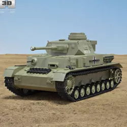 Panzer IV 3D model
