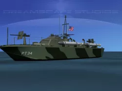 Patrol Torpedo Boat PT34 3D model