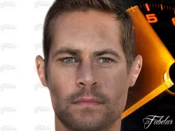 Paul Walker Low-poly  3D model