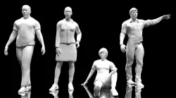 People low-poly Low-poly  3D model