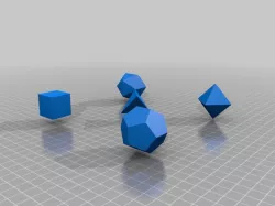 Platonic Solids for OpenScad - v0.2