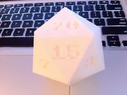 Printable D20