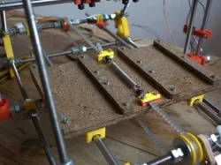 Quick release Y plates for Prusa simplified mendel