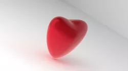 red heart gift 
