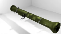 Rocket Launcher - Shoulder-fired - AT-4 3D model