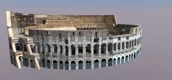 Roman Coliseum Low-poly  3D model