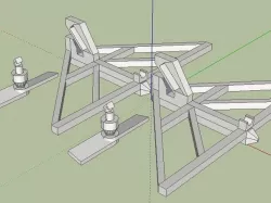 Rubber-band powered plane