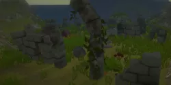 Ruins Environment Low-poly  3D model