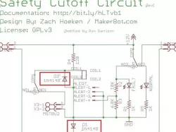 Safety Improvement for MakerBot Safety Cutoff Switch, Rev C