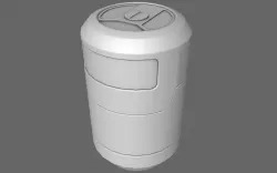Sci-Fi Energy Cell Battery 3D model