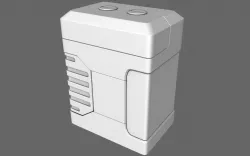 Sci-Fi Microfusion Cell 3D model