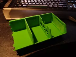 Side Stackable Component Bins / Louvre Panel Trays