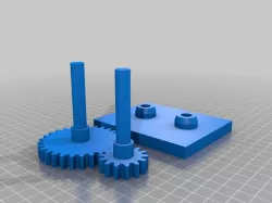 Simple Gear Example-Inkscape to Openscad