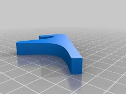 Simple iPad 2 Stand -3D printed