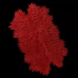 Skin longhair 3D model
