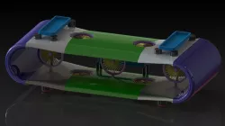 Solar/Electric Powered Recon Closed Wing Drone for MakerBot Replicator 2 Desktop 3D Printer Challenge