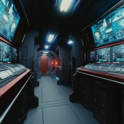 Spaceship Interior C HD 3D model