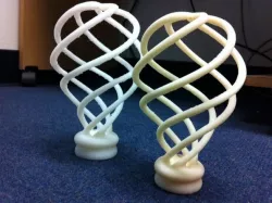Spiral Lightbulb Sculpture