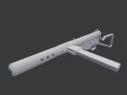 STEN MK2 3D Model Low-poly  3D model