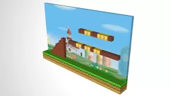 Super Mario Bros Level 3D model