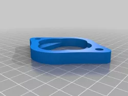 Textile fastener - 2 prong