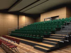 theater retractable seats 3D model