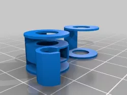 Tiny Toy Dump Truck for dual extruder