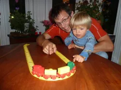 Toy Train Set