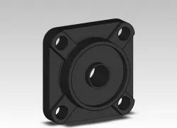UCF204 Square Flanged Cast Housing Mounted Bearings 20mm Shaft