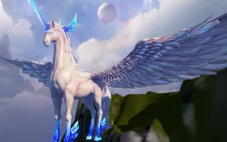 unicorn Low-poly  3D model