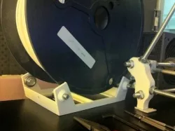 Upgraded frictionless filament spooler for Ultimachine/Makergear style spools