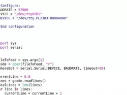 Upload GCode to SpereBot