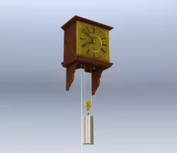 Weight Driven 8 Day Wall Clock