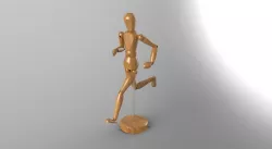 Wooden Poseable Mannequin
