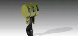 40t crane hook reeving 6/1