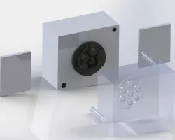  7 pin plug inside clip for trucks and trailers  