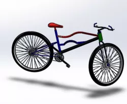 A bicycle