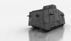 A7V German Tank WW1 3D model