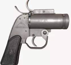 AN-M8 Flare Gun Model - Textures Low-poly  3D model
