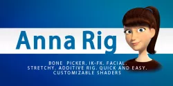 Anna Rig 3D model